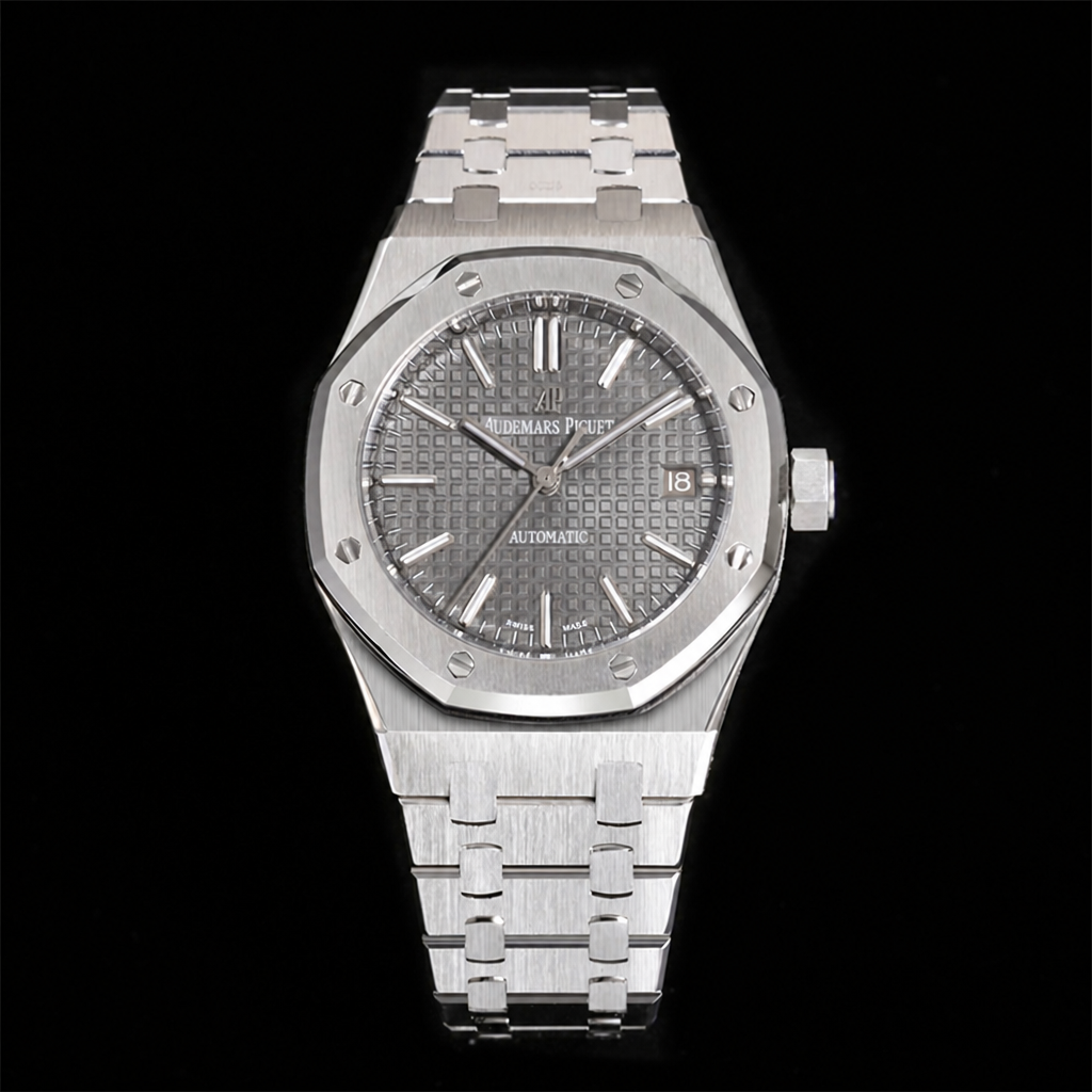 AP Royal Oak 37mm 15451 Grey Dial SS Bracelet APSF A3120