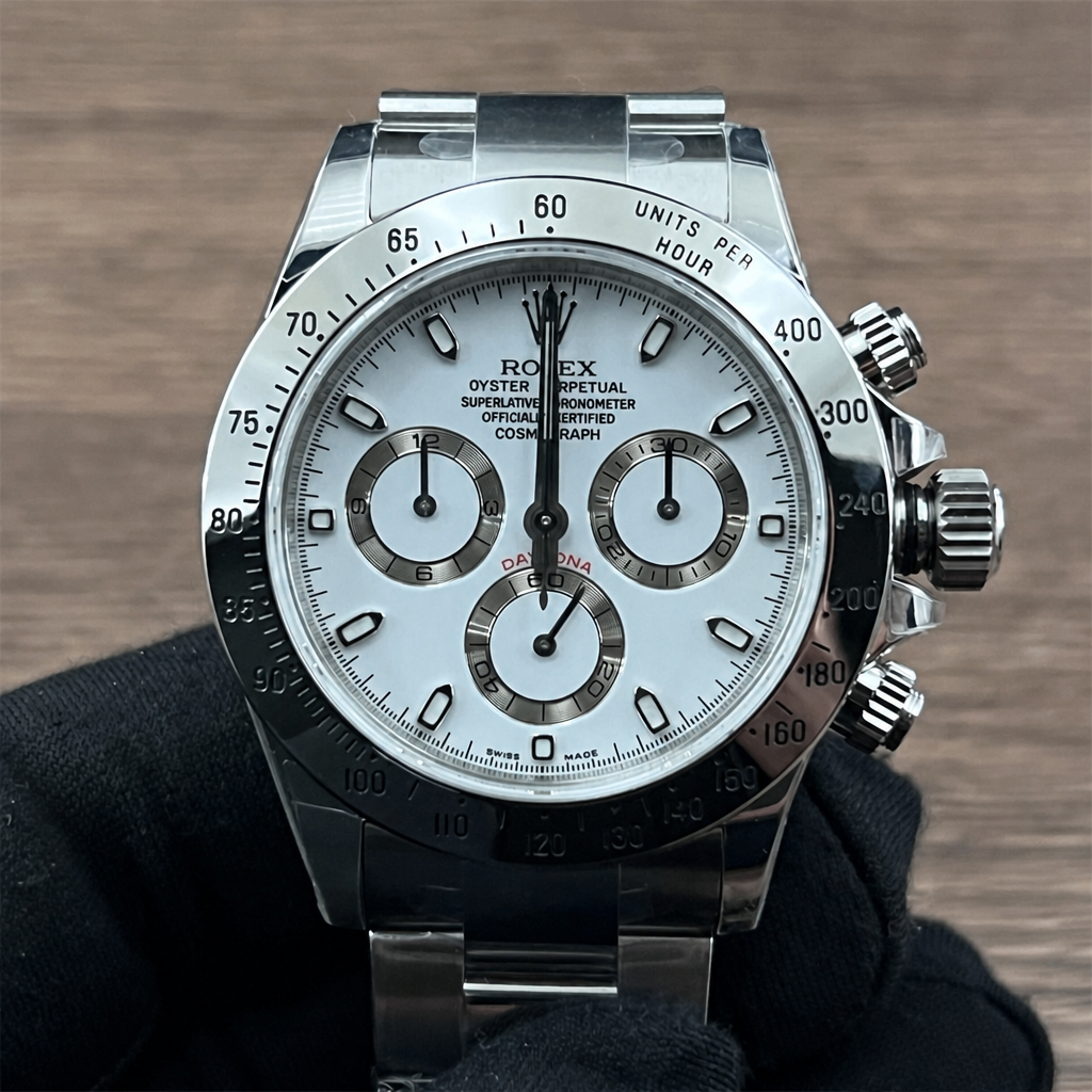 Daytona 116520 40mm SS/SS White Dial VSF DD4130