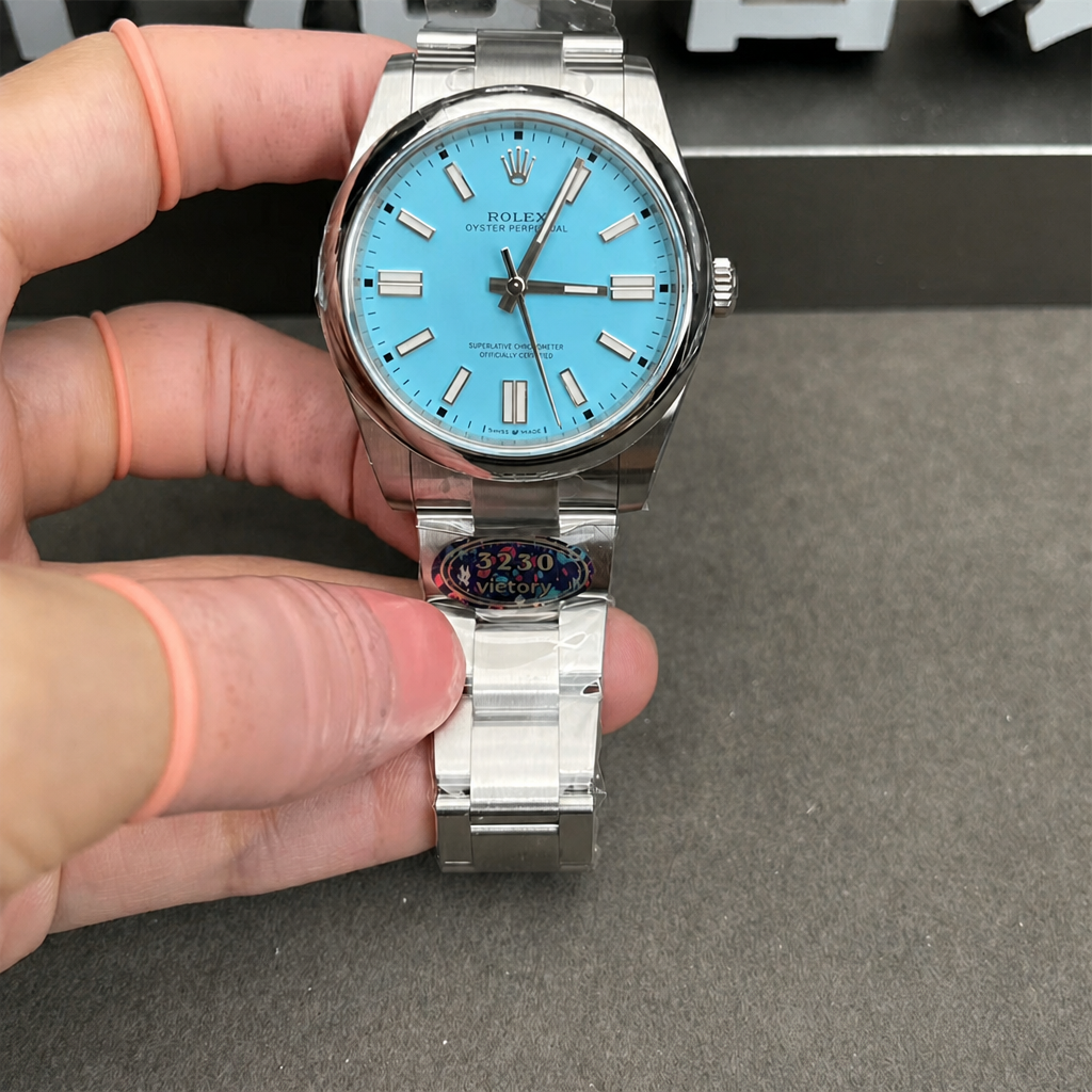Oyster Perpetual 124300 41mm SS/SS Tiffany Dial VF DD3230